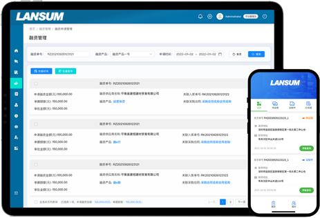 Supply Chain Management Platform product view